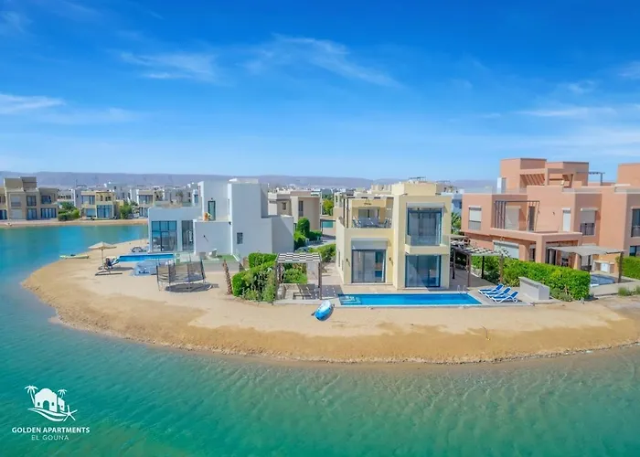 Villa Breezy Lagoonfront Escape 3br With Private Heated Pool & Lagoon Access I Tawila El Gouna Hurghada